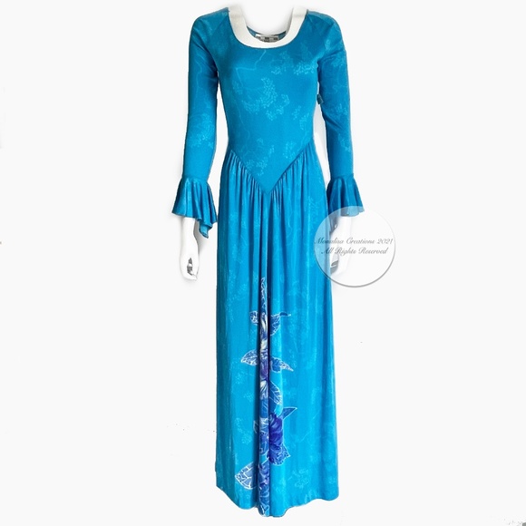 Vintage Boho Dress Mac Tac Paris Leonard Sunshine - Picture 1 of 9
